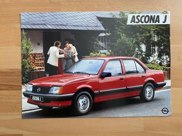 Prospekt Opel Ascona J